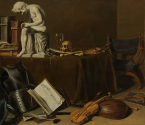 Vanitas Still Life with the Spinario, 1628